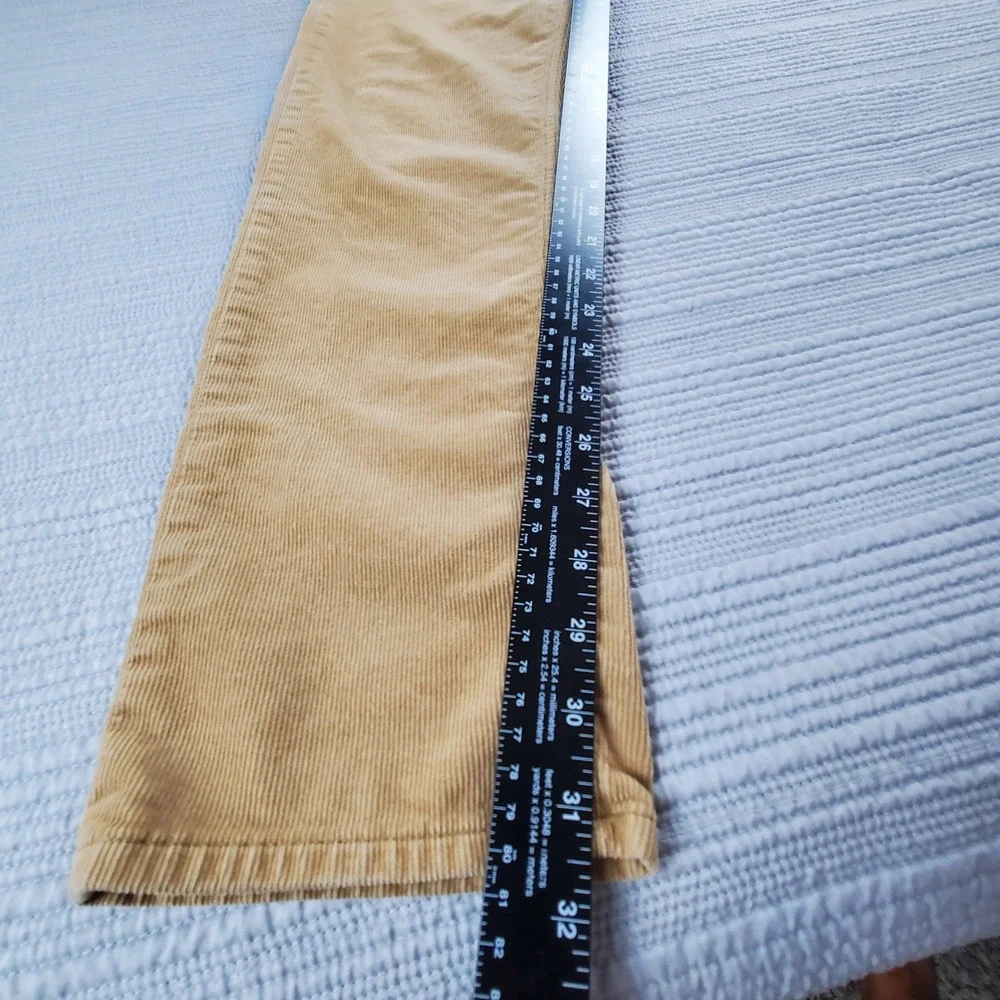 Rag & Bone Corduroy Pants Mens 33 British Khaki Camel Neutral Tone Downtown Prep